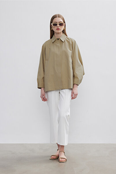 BE BLUE KUM PELERİN TRENÇKOT