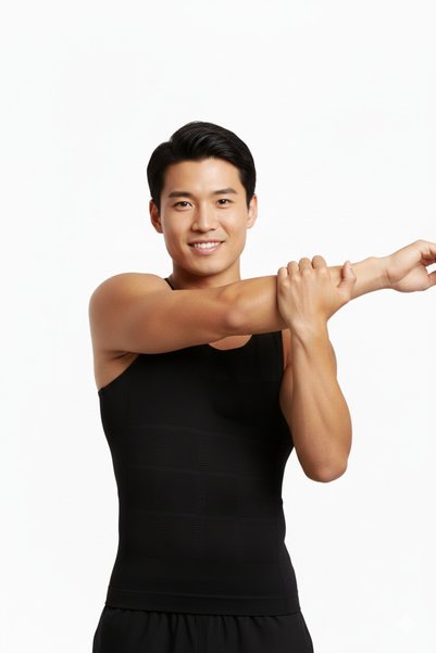 MİSTİRİK Torenova Model - Belly Straightener Black Sports Corset Undershirt