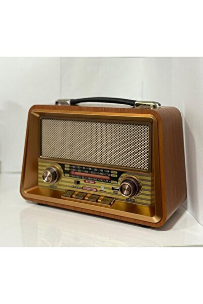 farissu Nostaljik Tasarımlı, Modern Özellikli Everton RT-680BT Bluetooth Hopa...