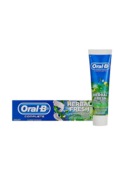 ORAL معجون اسنان كومبليت انتعاش الأعشاب بخلاصة النعناع والليمون من اورال بي