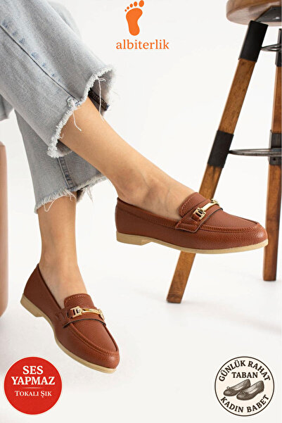 AlbiShoes حذاء باليرينا نسائي بإبزيم مفصل، حذاء باليرينا تشريحي أنيق، نعل مريح، حذاء باليرينا للعمل اليومي والمكتب