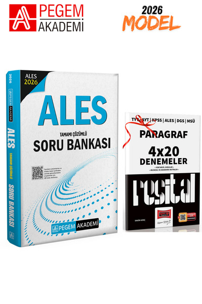 Pegem Akademi Yayıncılık 2026 Pegem Akademi Ales Soru Bankası Yargı Resital 4...