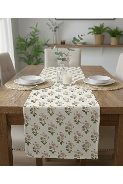 Markaev Runner de masă din bumbac Soft Flora 0071– 50x150 cm