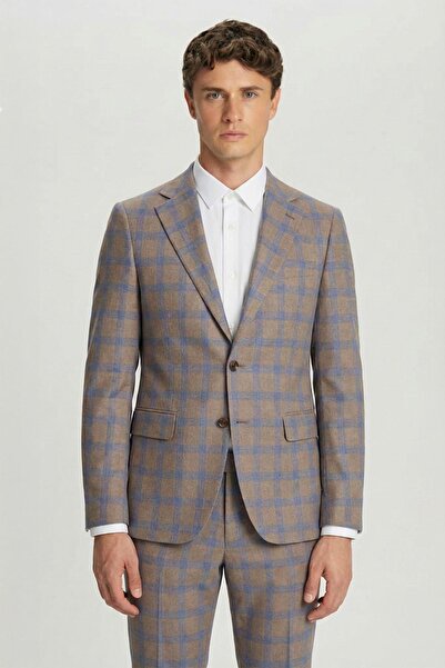 Sabri Özel Erkek Takım Elbise Vizon