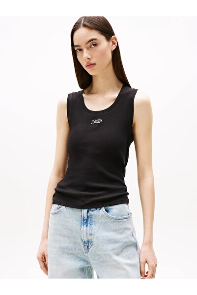 Tommy Hilfiger Women's Tjw Slim Fit T-Shirt - Black