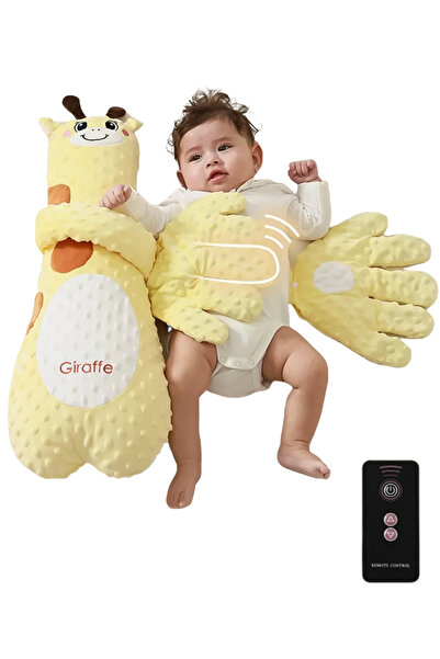 clickzu Έξυπνο μαξιλάρι μωρού με χτύπημα για χαλάρωση, θερμοθεραπεία για κολι...