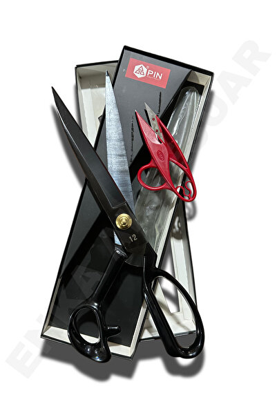 Genel Markalar profesyonel siyah terzi, ev makası no:12 (12cm 30,5 inç)