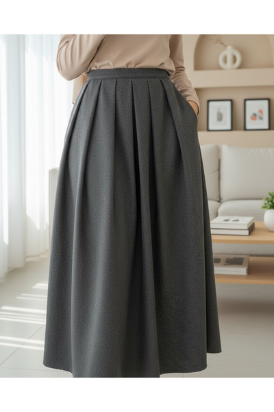 HİJABAYA Πλισέ φούστα με φερμουάρ