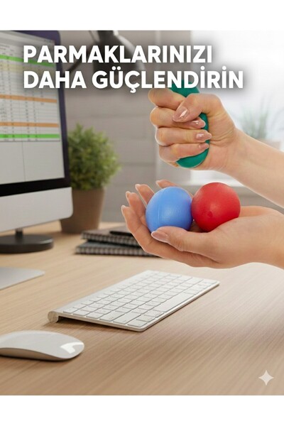orthohealthmedical El Egzersiz Topu Fizik Tedavi El Çalıştırma ve Güçlendirme...