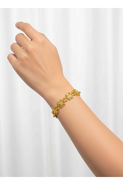 kuyumcu nurettin 11 Gr (GRAM) Kalemli Papatya Desenli Kunye 22(916) Ayar Altın