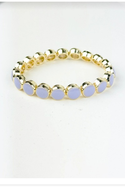 shop سوار من المينا الأرجواني المرن المرصع بالخرز