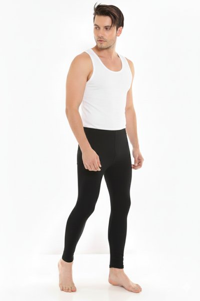 Isıl Termal |    Winter Men's Black Thermal Leggings (Rated) Underwear