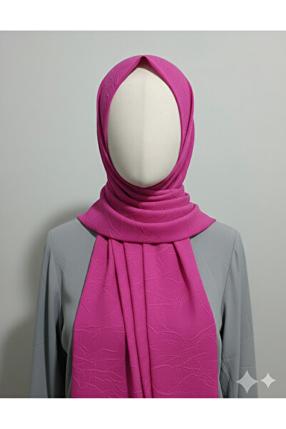 karanfil TESETTÜR KADIN FUŞYA RENGİ BAMBU KRAŞ ŞAL