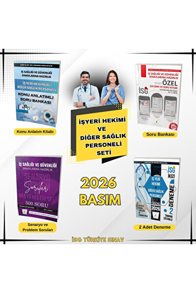 İSG TÜRKİYE SINAV Işyeri Hekimi Ve Dsp Sınava Hazırlık Kitabı 2026
