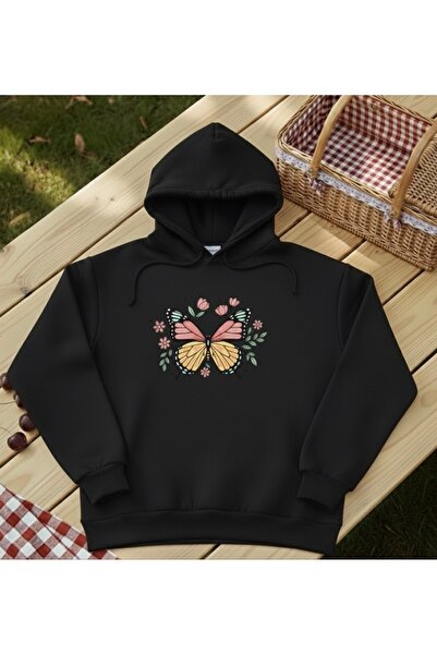 Tiny and Co Butterfly Printed Children's Hoodie