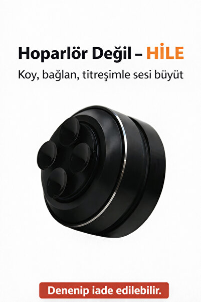 VELORASHILD Kemik İletim Bluetooth Mini Hoparlör | Her Yüzeyi Hoparlöre Dönüş...