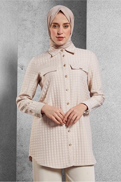 Alvina Shirt Collar Tunic 45296