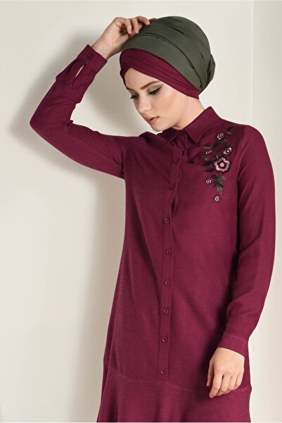 Alvina Embroidered Buttoned Tunic 4737