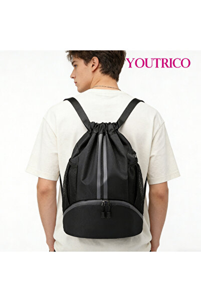 Youtrico حقيبة ظهر برباط، حقيبة رياضية برباط للرجال والنساء، حقيبة تخزين كبير...