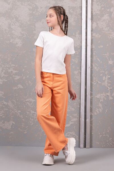 DMB BOYS & GIRLS Çaren Kids - панталон от габардин за момичета от 100% памук