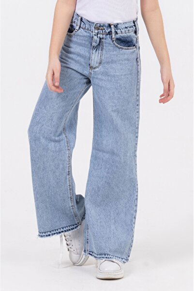 DMB BOYS & GIRLS Pantaloni din denim pentru fete - picior lat, Çaren Kids