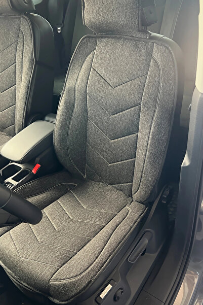 LUGMO Auto sedišta Cover Cushion Front Set od 2 Sveutproof Lined Smoked