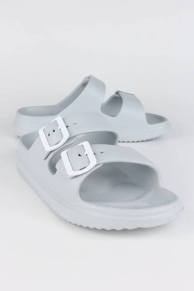 LUGMO Men's Massage Shoes - Non-Slip Sole, Adjustable Double Buckle and Gray ...