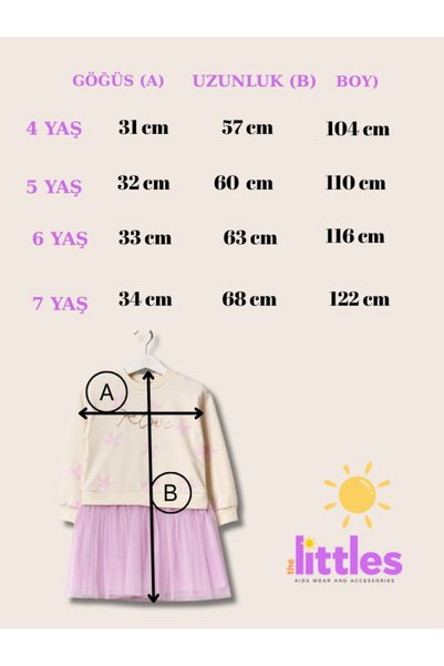 shop Girl's Tutu Skirt Sequin Detailed Ribbon Printed 100% Cotton Pink Lined Dress