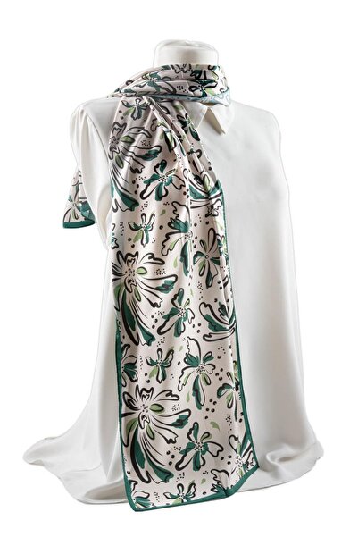 Modabutik I7 Çiçek Desenli Fular 30x140