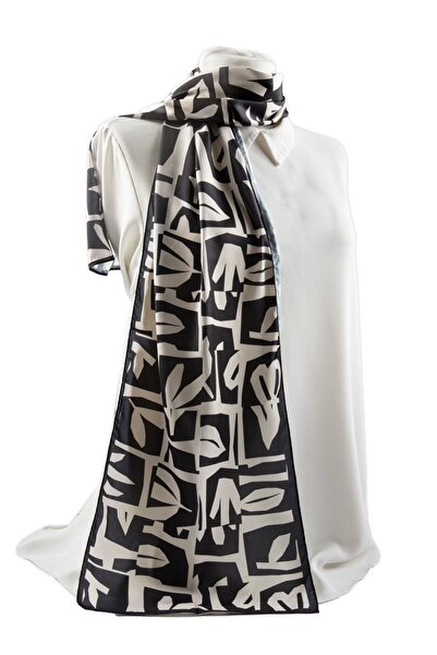 Modabutik Geometrik Desenli Fular 30x140