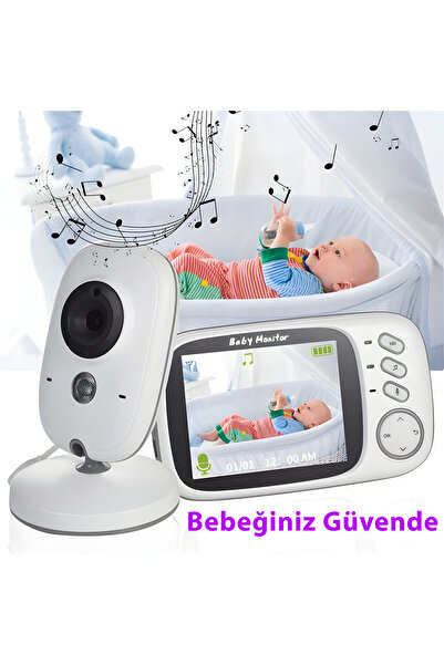Genel Markalar VB603 Akıllı Bebek Kamerası | 3.2” LCD Ekran | 2.4G Kablosuz B...