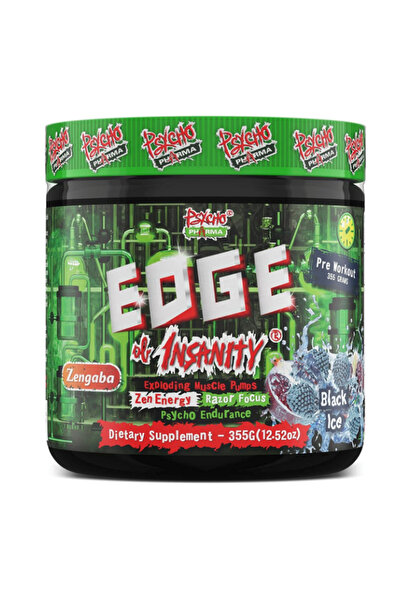 Psycho Pharma Edge Of Insanity Pre Workout 355gr.Usa Menşei 67.