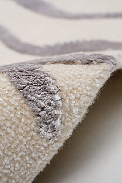 Naar Halı Nepal 3555 Bej El Dokuma Modern Dokuma Taban Halı