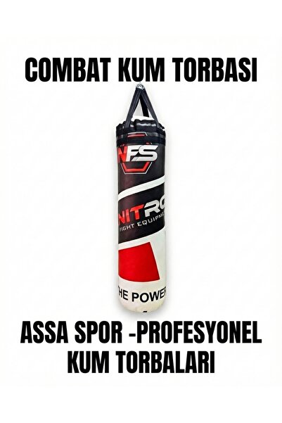 assa spor BOKS-180 COMBAT KUM TORBASI 180X40 CM Boks Ekipmanı Profesyonel