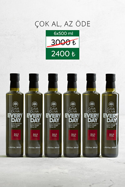 Gaia Oliva Everyday 500 ml Natürel Sızma Zeytinyağı