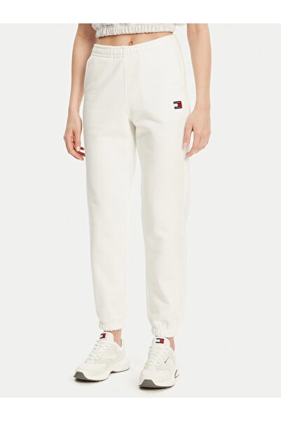 Tommy Hilfiger Women's Ecru Jogger Sweatpants
