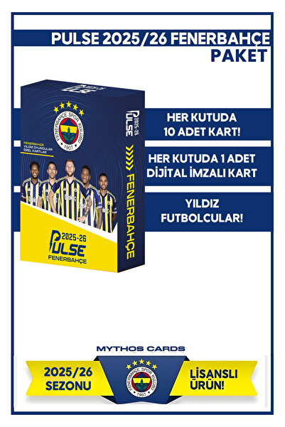 Fenerbahçe - PULSE FUTBOLCU KARTLARI 2025/26 - PAKET