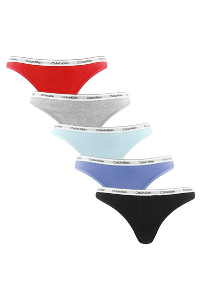 Calvin Klein KADIN 5 Lİ TANGA QD5221E-W9V