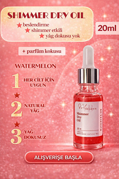 VIOLA BEAUTY Shimmer Dry Oil - Kuru Yağ "Tırnak ve Tırnak Eti Yumuşatıcısı Kü...