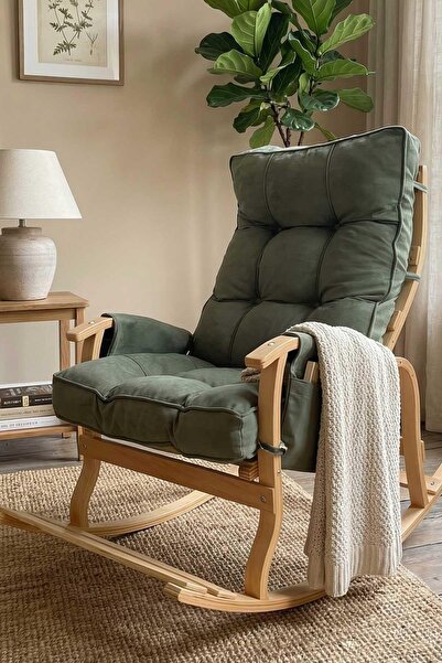 Reyo Santorini Kapitoneli Tv Koltuğu Baba Koltuğu Sallanan Sandalye Emzirme Koltuğu Dinlenme Koltuğu