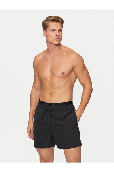 Calvin Klein كالفن كلاين ملابس السباحة للرجال KM0KM01081-BEH