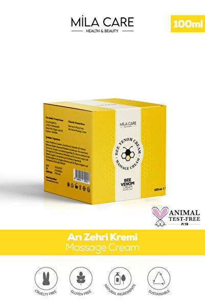 Mila Care Health&Beauty Bee Venom Arı Zehri Kremi 100ml