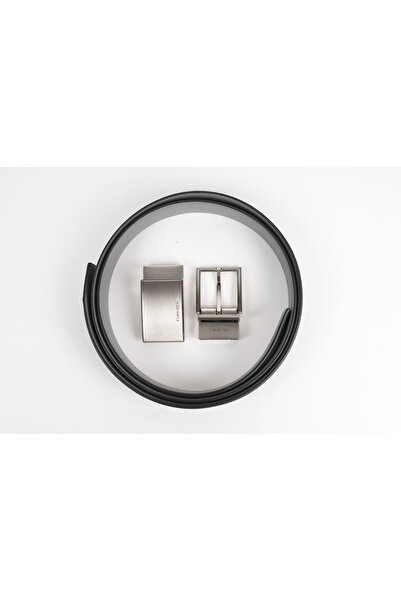 Calvin Klein حزام 4 في 1 للرجال 11CK 010010 -BROWN-GRAY