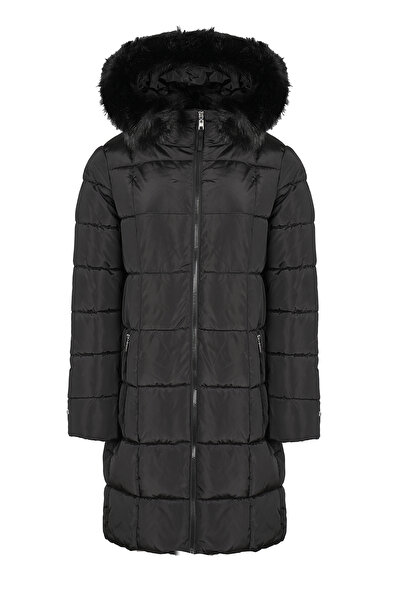 Tommy Hilfiger معطف نسائي TW4MP159-BLK