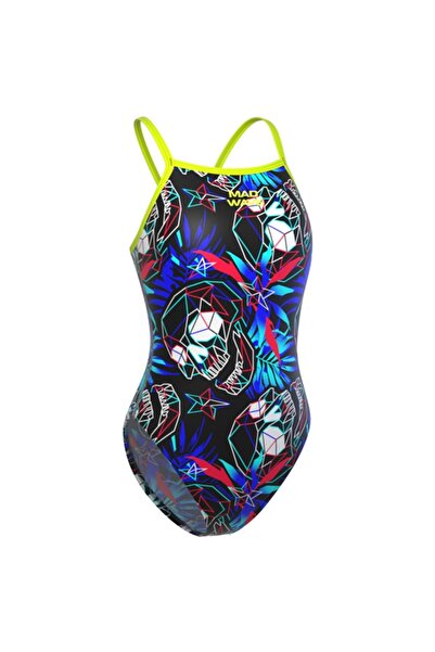 Mad Wave Women swimsuit antichlor Nera D5, S - GÖKKUŞAGI - M/38 BEDEN