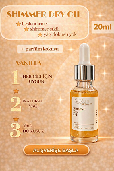 VIOLA BEAUTY Shimmer Dry Oil - Kuru Yağ "Tırnak ve Tırnak Eti Yumuşatıcısı Kütikül Bakım Yağı 20 ml Simli