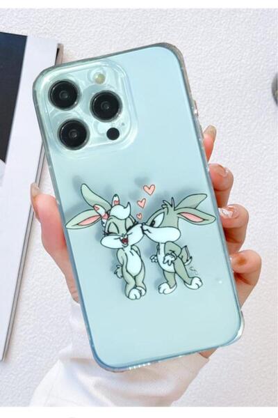 3GEN CASE İphone 15 Pro Max Kılıf Desenli Şeffaf Silikon Kapak