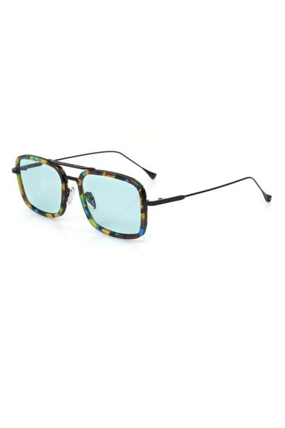 Angel Eyes Rectangular Leopard Unisex Sunglasses AE2032
