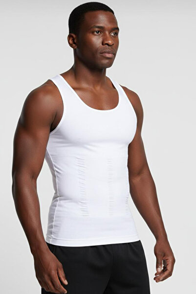 F&W FİT WOMEN Erkek Atlet Korse Bel Göğüs Göbek Sıkılaştırıcı Toparlayıcı Dik...