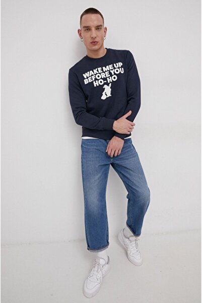Jack & Jones جاك جونز سويت شيرت رجالي12198356- البحرية